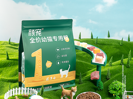 分阶养宠/就选颜宠/颜宠猫粮/宠物猫粮
