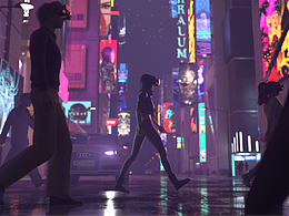 毕设三个月爆肝制作赛博朋克三维动画