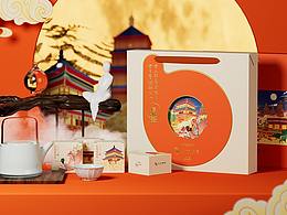 开心老头设计团队×小六饮食×长安家家月月饼礼盒