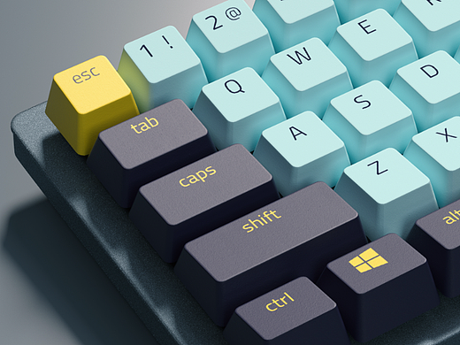 Keyboard 产品渲染 键盘