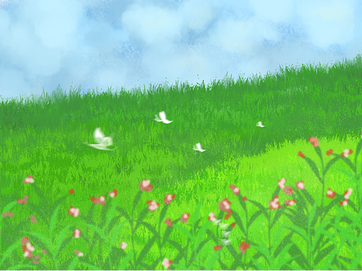 草坪植物（个人主页-ZNjQ0MjA4NDA=） - 商业插画 - 站酷设计师鸽紫原创素材 - 站酷ZCOOL