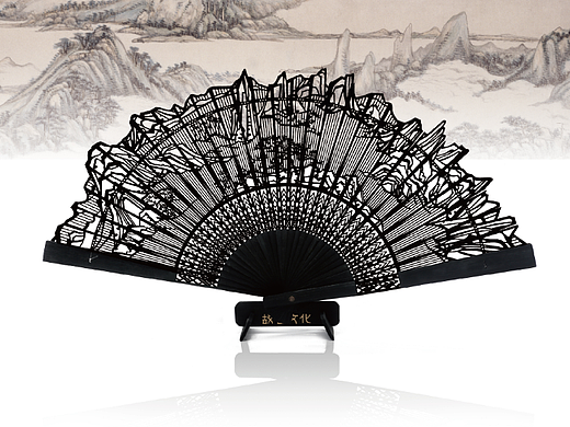 丹青微风竹扇 文创礼品