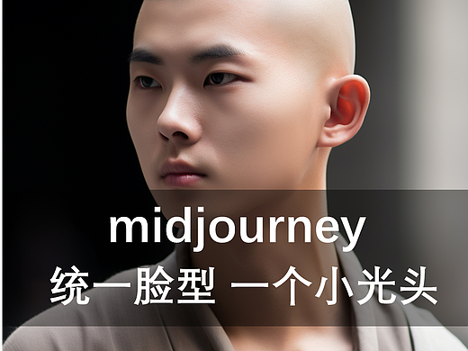 midjourney 统一脸型 真人生成 人像摄影