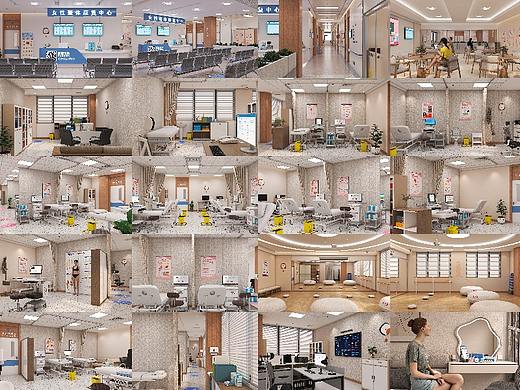全景 | 医院科室工装 医疗器械产品 三维全景交互项目