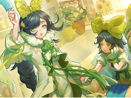 日系二次元风插图