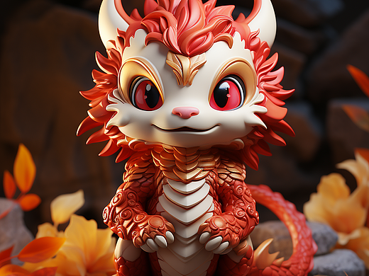 可爱的守护龙系列（个人主页-ZNjc1MDgxMzI=） - AI作品 - 站酷设计师jun祁原创素材 - 站酷ZCOOL