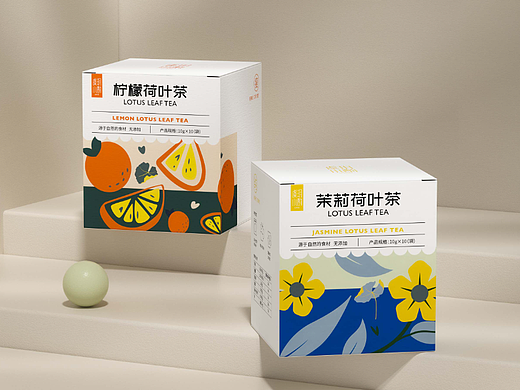 虞玥小酌荷叶茶 | 品牌包装设计