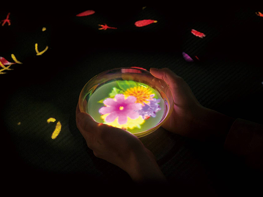 幻花亭，互动茶，茶碗动画