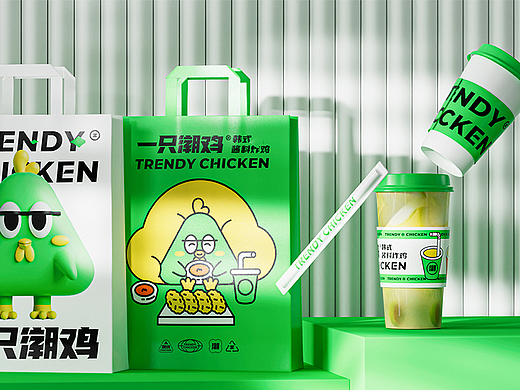 森度作品：一只潮鸡炸鸡品牌设计