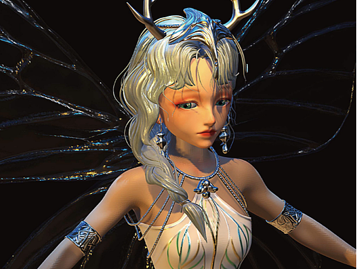 随性的建模练习——小精灵（个人主页-ZNjM3MjY4NDA=） - 人物/生物 - 站酷设计师心境空间原创素材 - 站酷ZCOOL