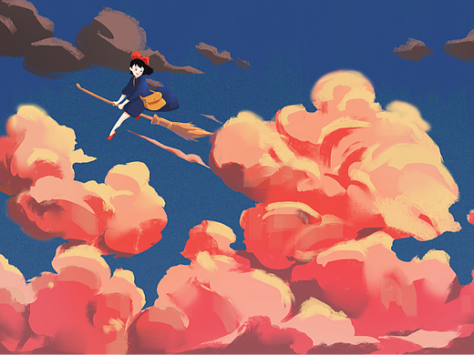 速涂-魔女宅急便（個(gè)人主頁(yè)-ZNjM2NzExMDA=） - 創(chuàng)作習(xí)作 - 站酷設(shè)計(jì)師松餅綿羊原創(chuàng)素材 - 站酷ZCOOL