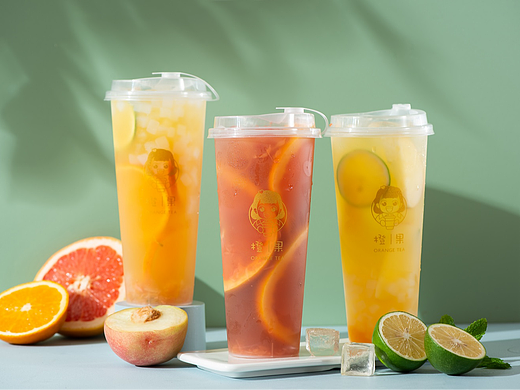 橙果奶茶