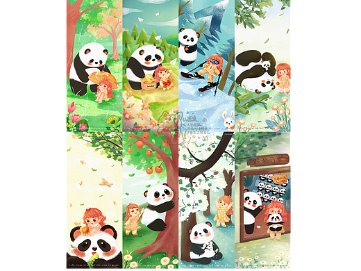 熊貓壁紙（個(gè)人主頁-ZNjQ4NDU3MzY=） - 創(chuàng)作習(xí)作 - 站酷設(shè)計(jì)師u迷蜜原創(chuàng)素材 - 站酷ZCOOL