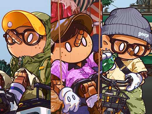 Puppet 2022 series illustrations