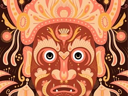 “儺魂神韻”系列插畫(huà)-4