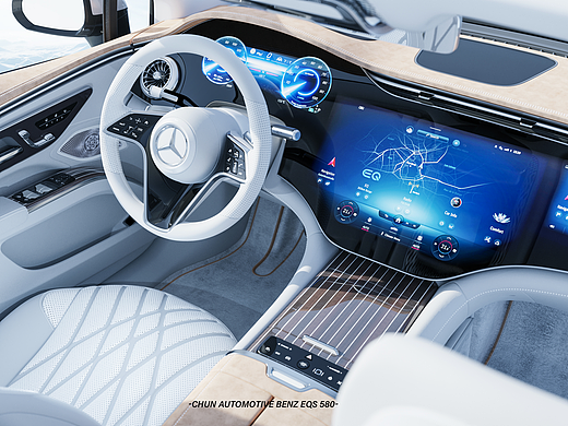-BENZ EQS580-产品视觉表达渲染