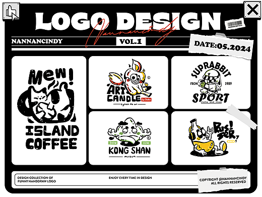 Logo Design｜潮流手绘篇Vol.01