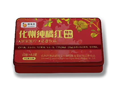 润喉片铁盒设计