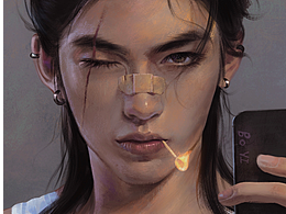 procreate手繪頭像