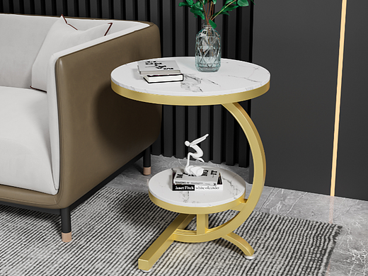 轻奢岩板客厅边几【盗图必究】