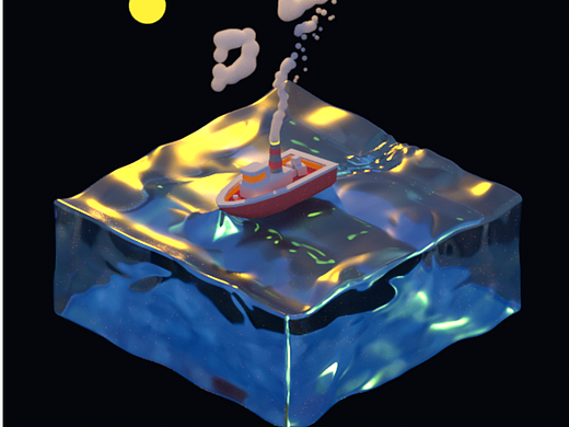 乘风破浪【李翔老师C4D打卡 】