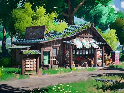 UE5 | 村口小铺