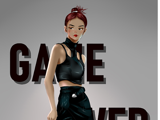 手绘美女系列
