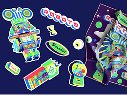 机器人乐园-立体复古图腾风