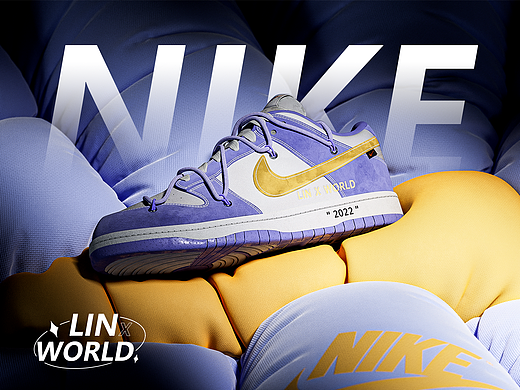 Nike Dunk x 你的名字 - 长春花蓝