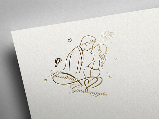 （logo）婚礼logo-婚纱照剪影