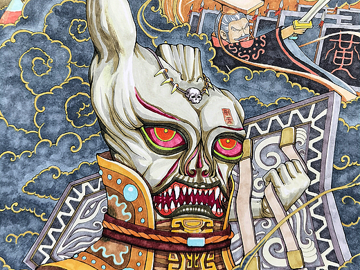 山海经·刑天断首仍"猛志固常在"