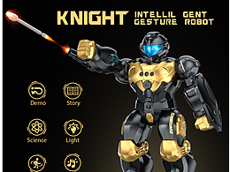 黑金機器人玩具