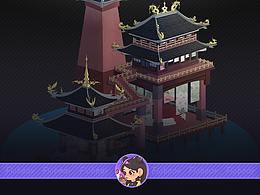 场景设计-单个建筑亭子