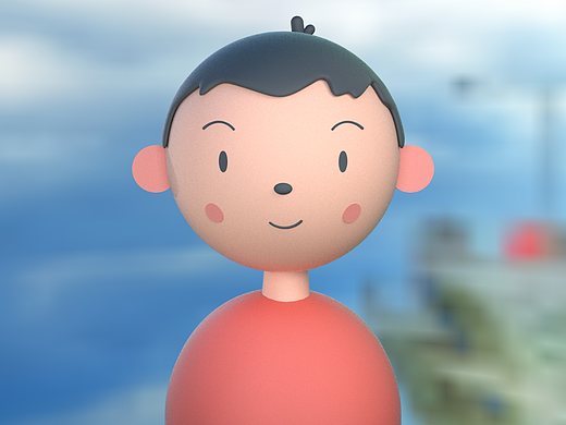 C4D卡通人物建模