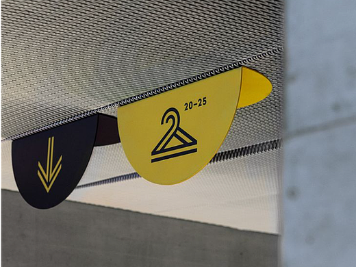 圆形标识｜空间活跃标识｜圆形导视标识