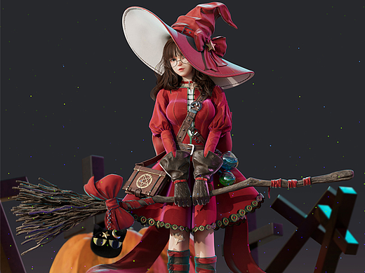 【学生作品】蔡玲玲 --《小女巫》