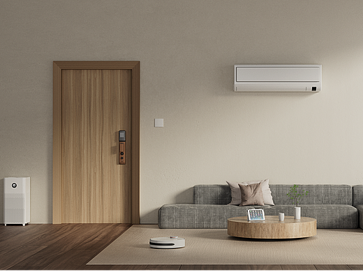 C4D建模渲染智能门锁练习