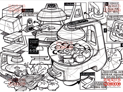 工业设计手绘线稿