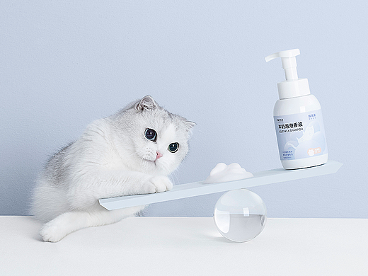 宠物用品拍摄 | 猫咪洗护 香波产品 x 万有引力摄影