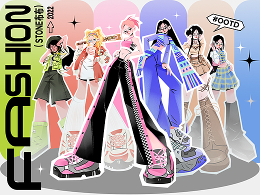 #WOW时尚插画人物合集3