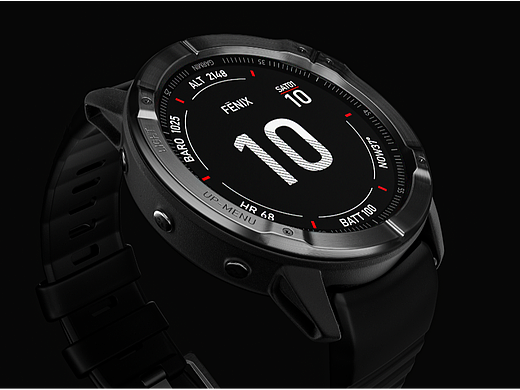 佳明Fenix 6XPro 运动手表建模渲染