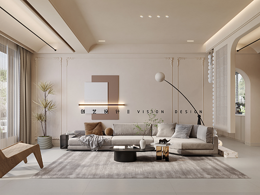 温柔风·奶油系 别墅