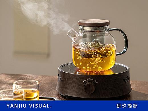 9月玻璃茶具拍摄茶道古风合集 | 玻璃茶壶 ✖ 研玖视觉