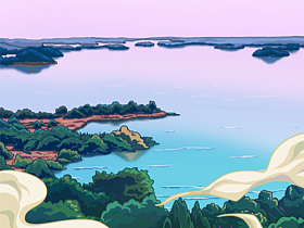 场景插画（个人主页-ZNTk1MjAzMjQ=） - 商业插画 - 站酷设计师Hirosakito原创素材 - 站酷ZCOOL