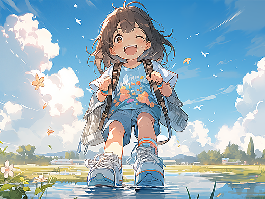 small girl(个人主页-ZNjgyOTk3MjQ=) - 创作习作 - 站酷设计师Dnbobi原创素材 - 站酷ZCOOL