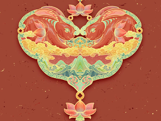 兔年生肖插画（个人主页-ZNjMyMjUwNjQ=） - 创作习作 - 站酷设计师扶酥酥原创素材 - 站酷ZCOOL