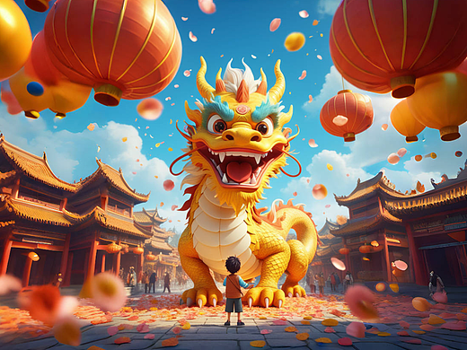 万事兴龙，你龙我龙