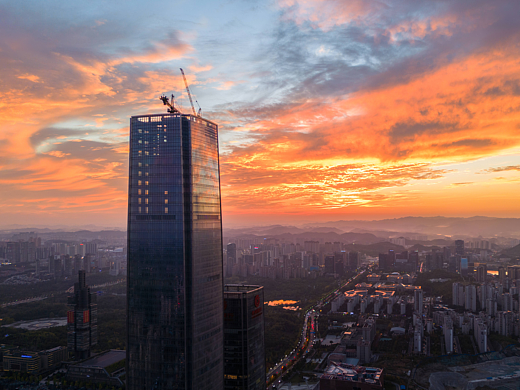 贵阳的绝美夕阳