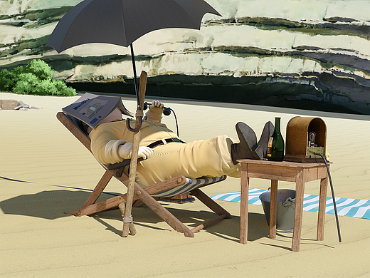 3D复刻动画《红猪》