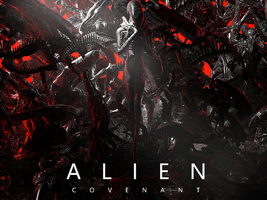 异形系列C4D风格图概念起源——alien